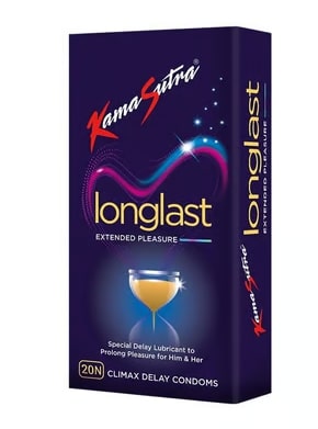 KamaSutra Climax Delay Series-Longlast Extended Pleasure Condom