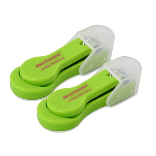 J L Morison Baby Nail Clipper - Green (pack of 2)