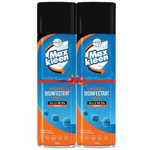 Maxkleen No-Contact Disinfectant Spray, 2 x 150 g Multipack