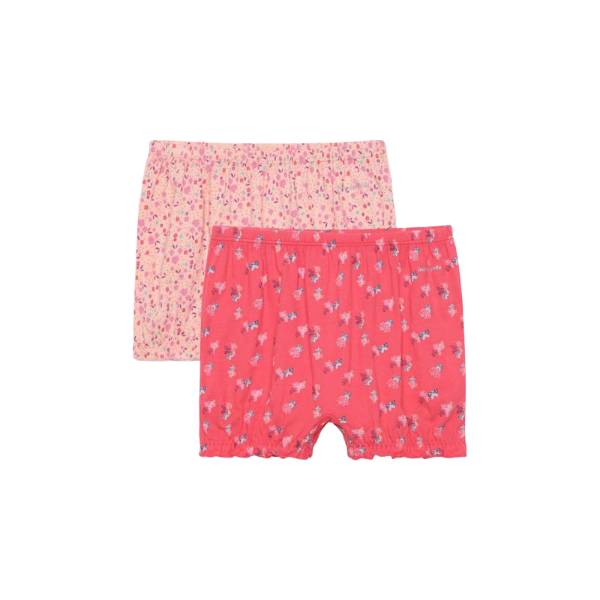 Jockey Girl's Super Combed Cotton Printed Bloomers with Ultrasoft Waistband - Assorted Prints(Pack of 2)