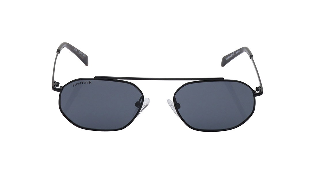 FASTRACK Black Square Rimmed Sunglasses(M263BK1V)