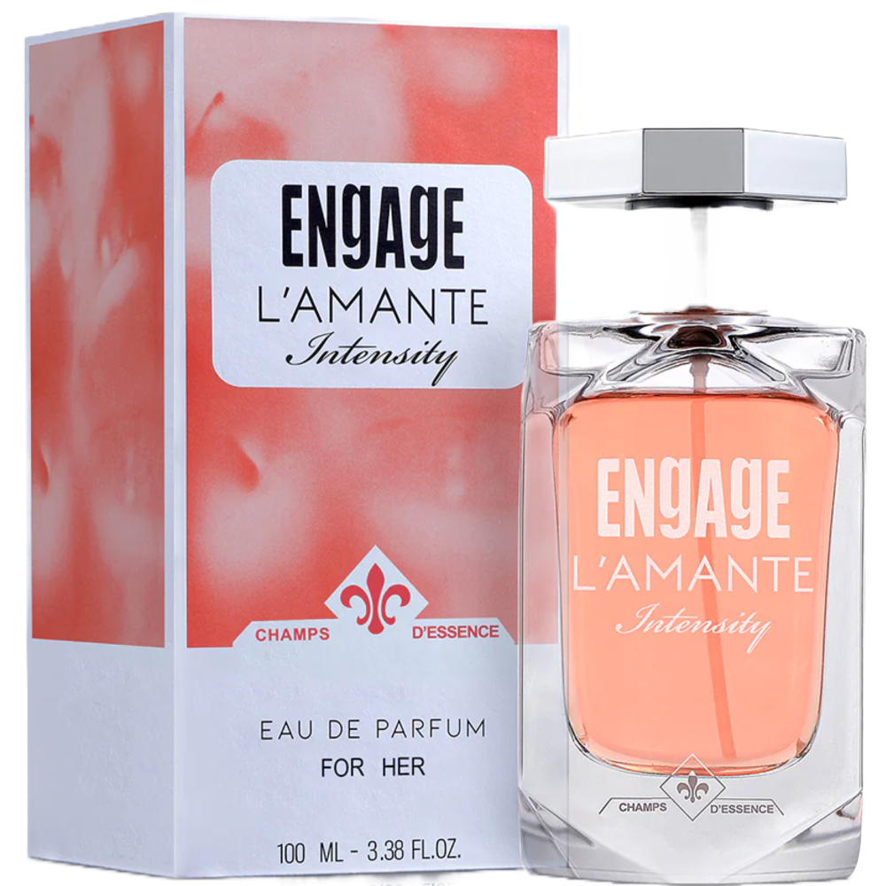 Engage L'amante Intensity Eau De Parfum, Perfume for Women, 100ml ,Woody, Long Lasting & Premium , Skin Friendly