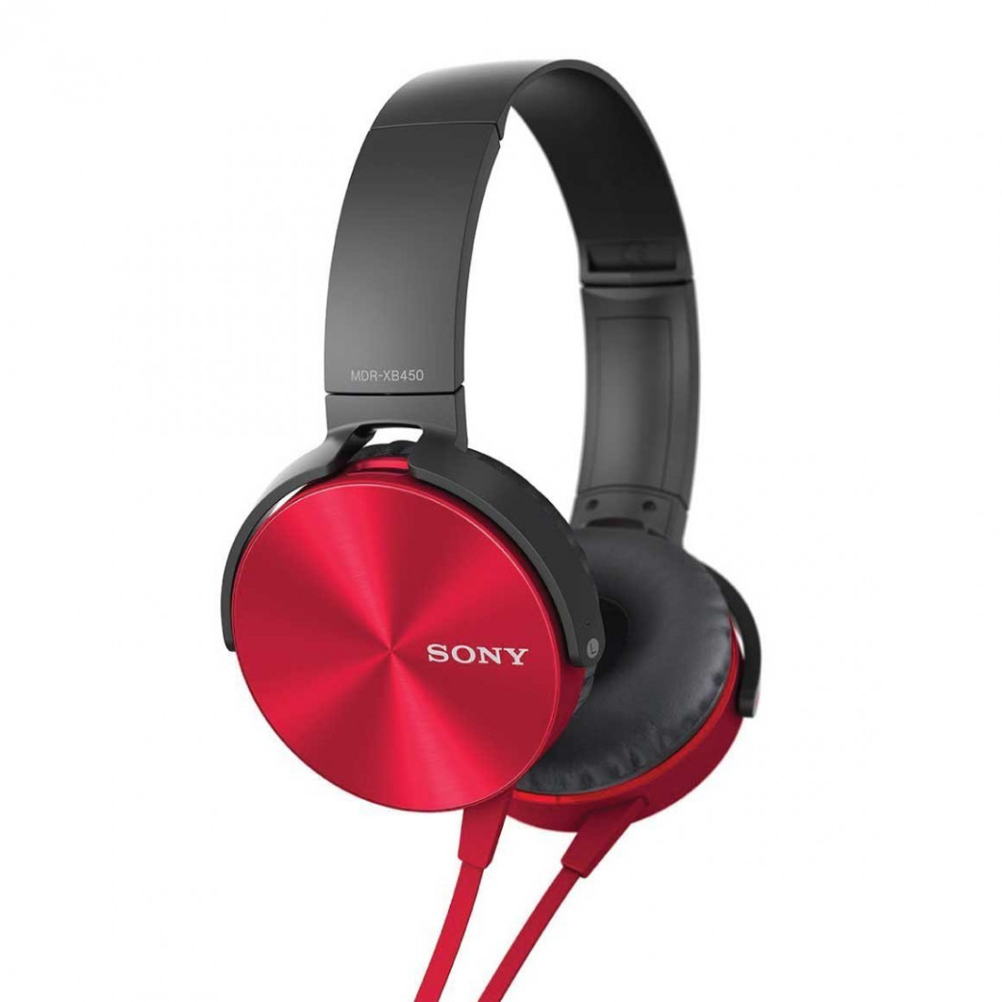Sony  MDR-XB450AP 30mm/Dome Type/Powerful Bass/Flat Cord/Gold Plated/Headphone/Mic