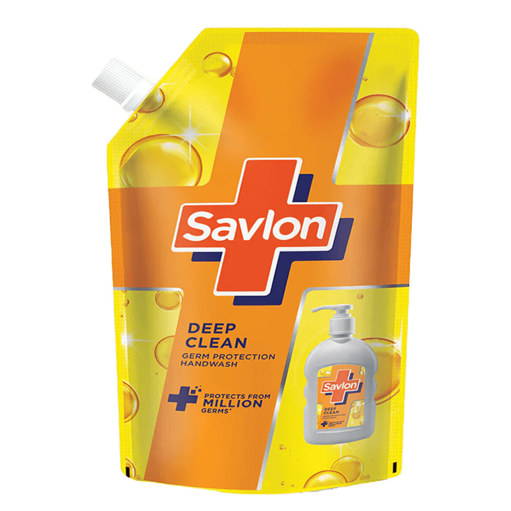 Savlon Deep Clean Germ Protection Liquid Handwash Refill Pouch, 675ml
