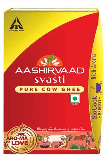 Aashirvaad Svasti Pure Cow Ghee 1L Ceka