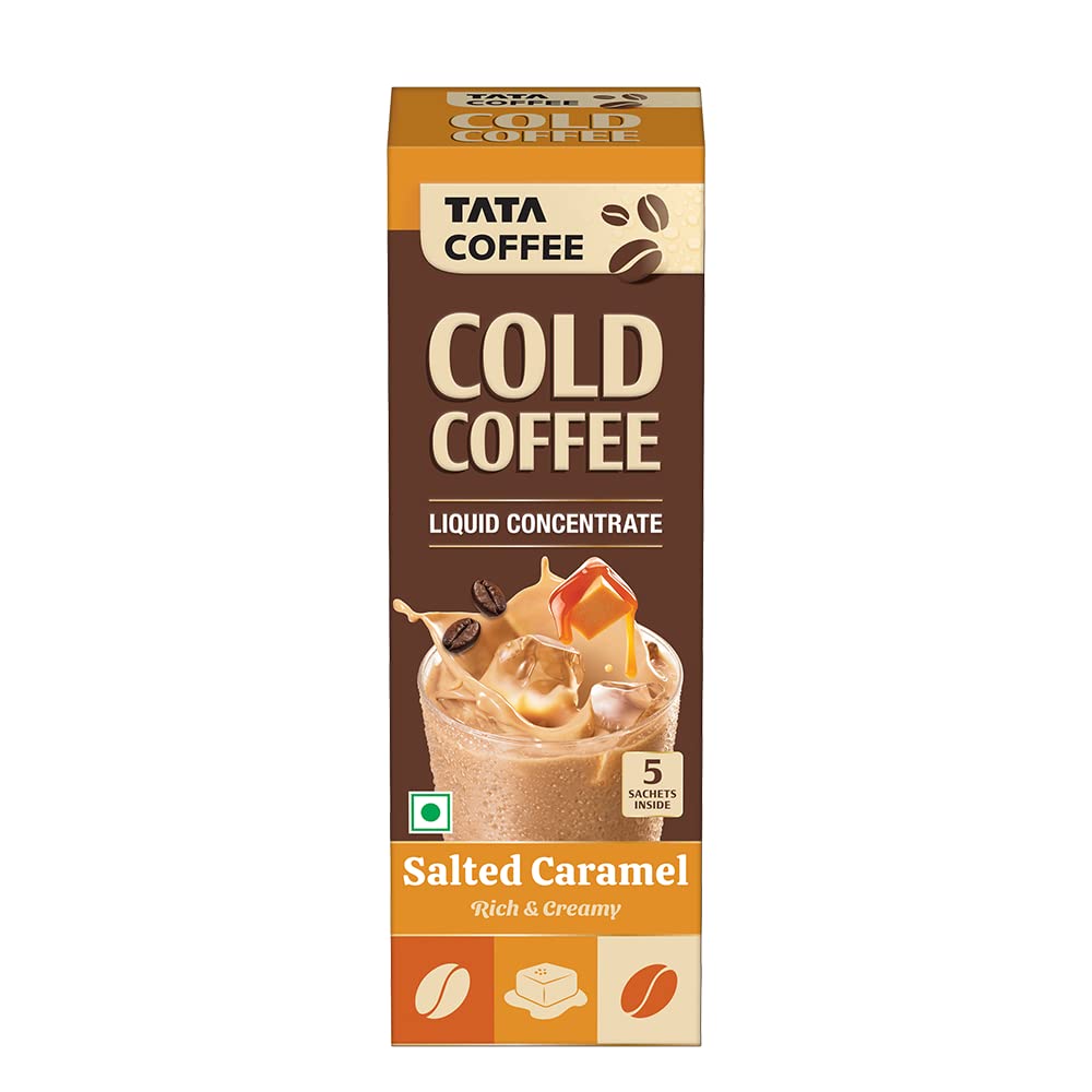 Tata Coffee Cold Coffee, Salted Caramel,
