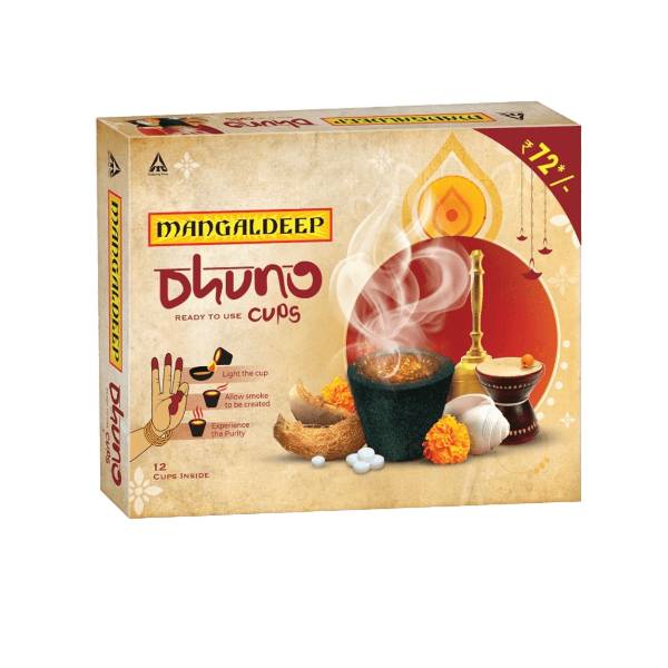 Mangaldeep Dhuno Cups - A ready-to-use Aunthentic Dhunachi Experience