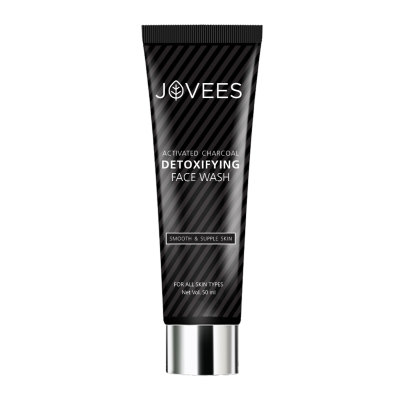 Jovees Activated Charcoal Detoxifying Face Wash | Deep Pore Cleansing