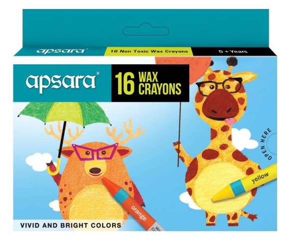 Apsara 16 Wax Crayons