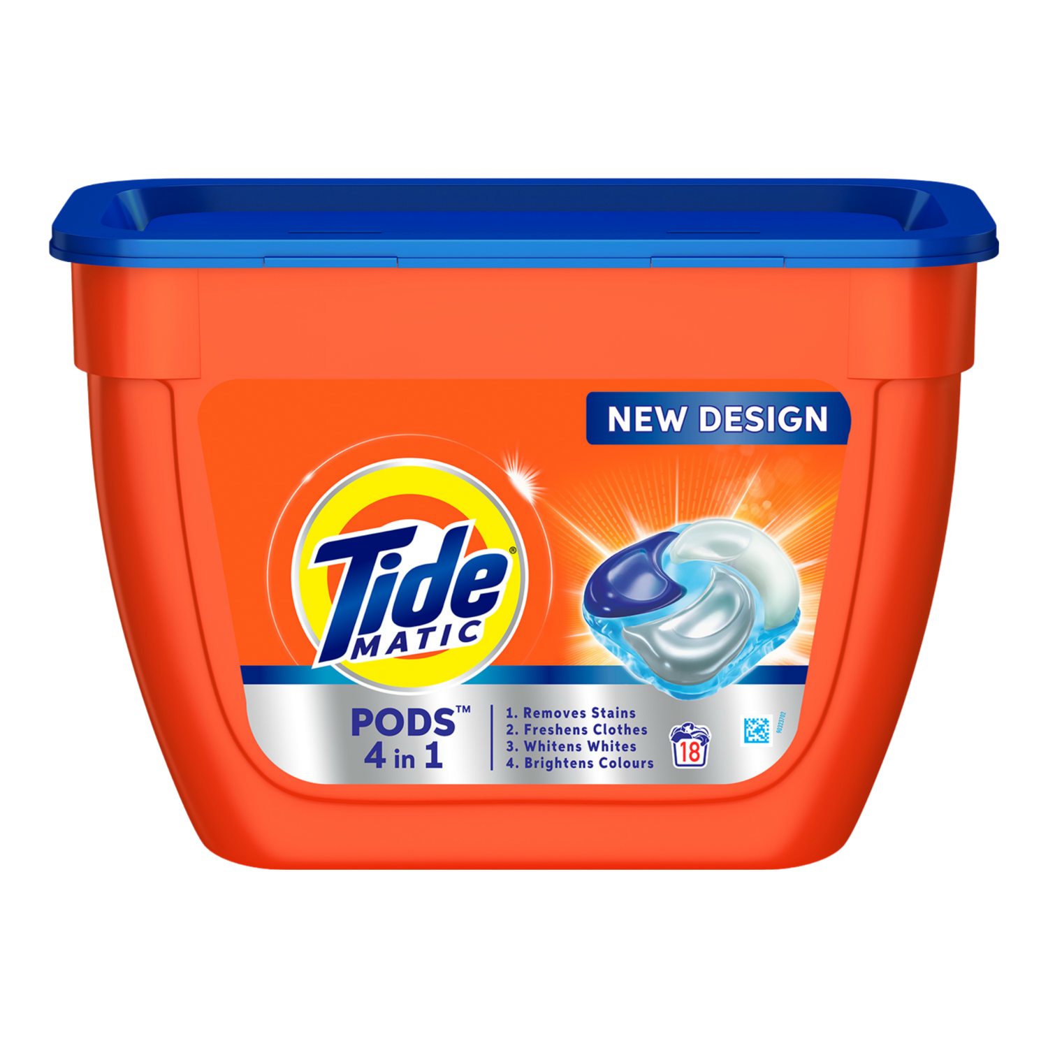 Tide Matic 4in1 PODs Detergent Pack 18 ct for washing machine only Top & Front load