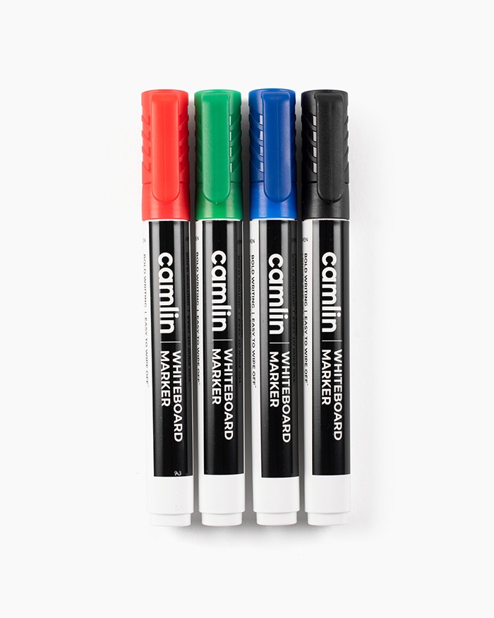 Camlin  Whiteboard  Markers  Assorted  pouch  of  4  shades