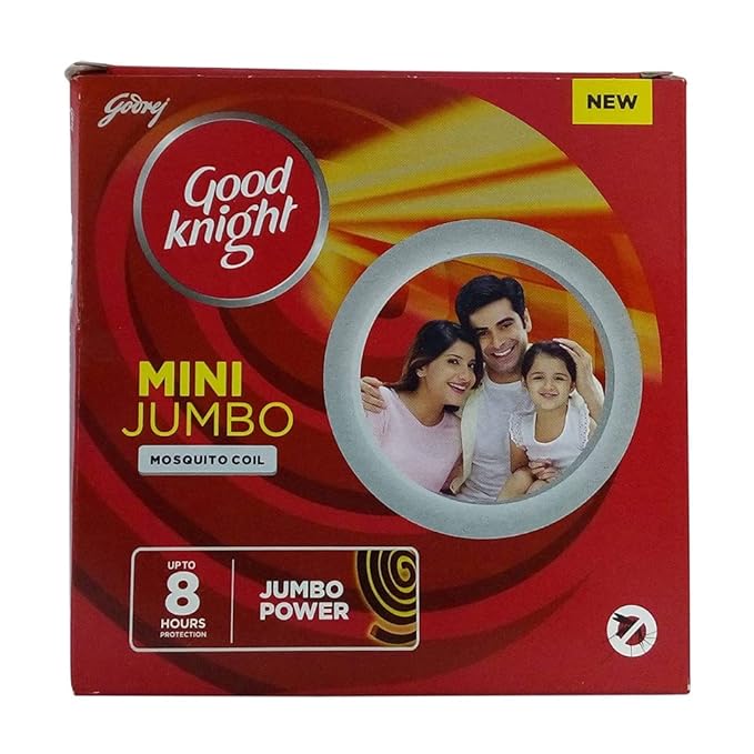 UNIQUE -Good Knight Mosquito Coil - Mini Jumbo, 10 Pieces Carton