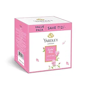 Yardley London English Rose Luxury Soap Pack of 3 (3 X 100g)