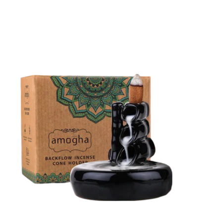Amogha Bamboo Backflow Incense Cone holder