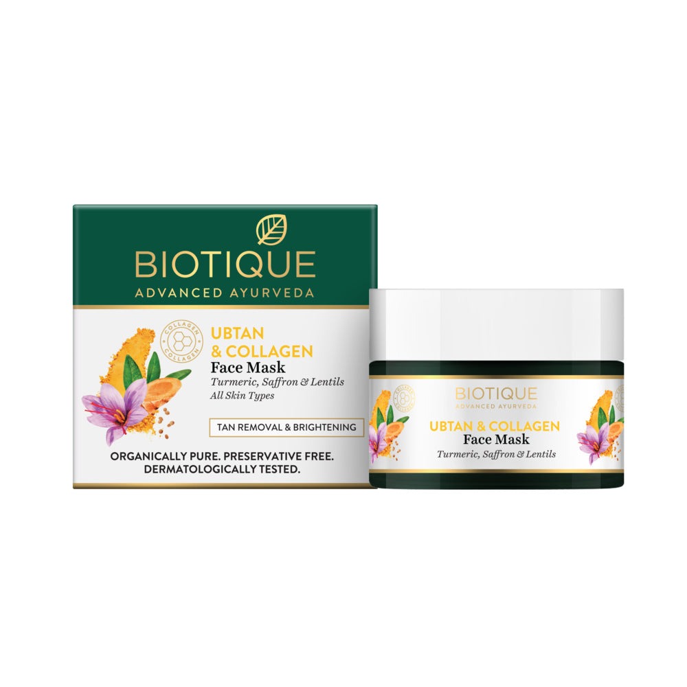 Biotique Ubtan & Collagen Face Mask  50g