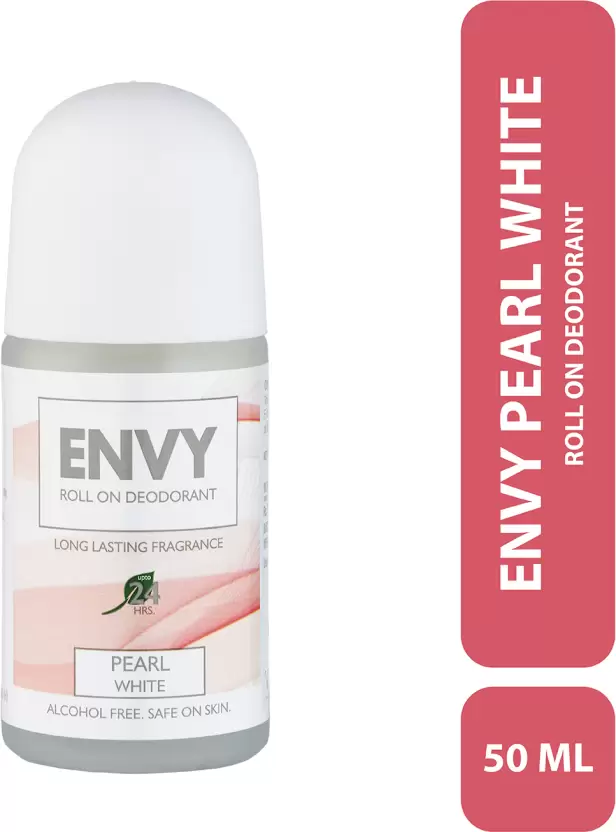 ENVY Pearl White Long lasting Deodorant Roll-on - For Women