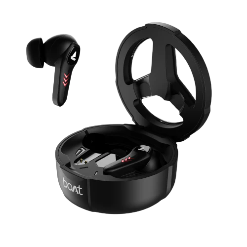 BoAt Immortal 171 Wireless Gaming Earbuds 40ms Low Latency with BEAST™ Mode, 40 Hours Gameplay, IPX5 Water, BT v5.3