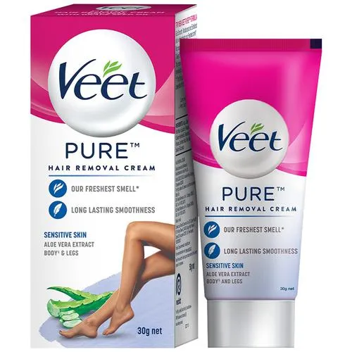 Veet  Hair Removal Cream sensitive with aloe vera and green tea scent