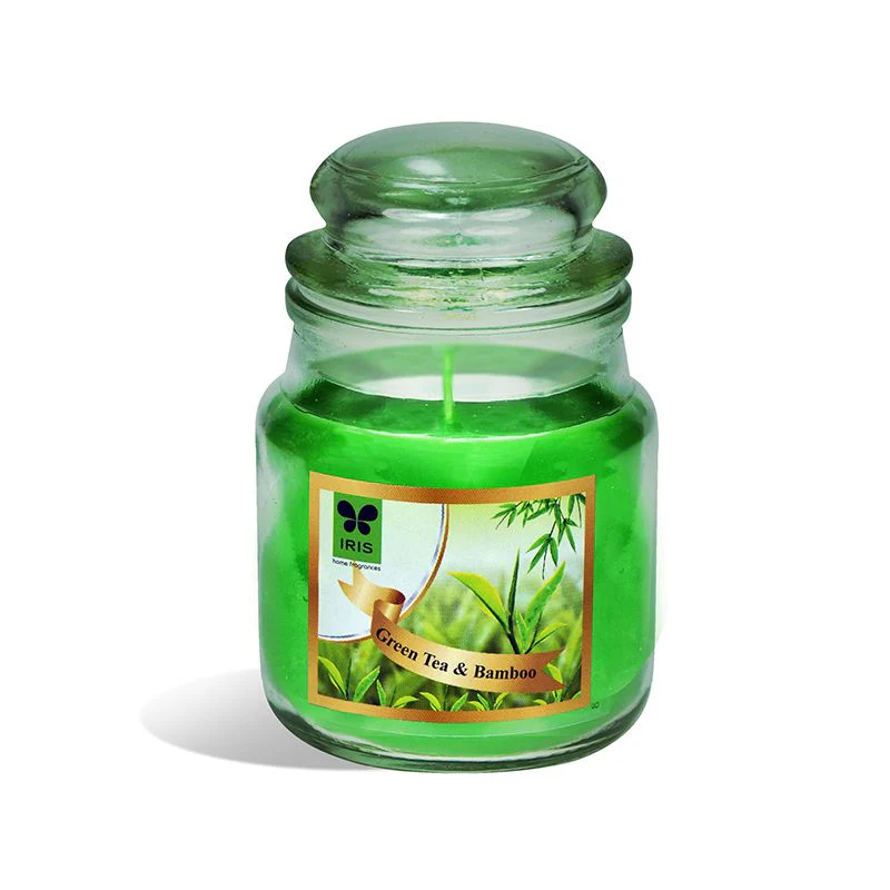 Cycle IRIS Green Tea and Bamboo Oz Jar Candle 85gm