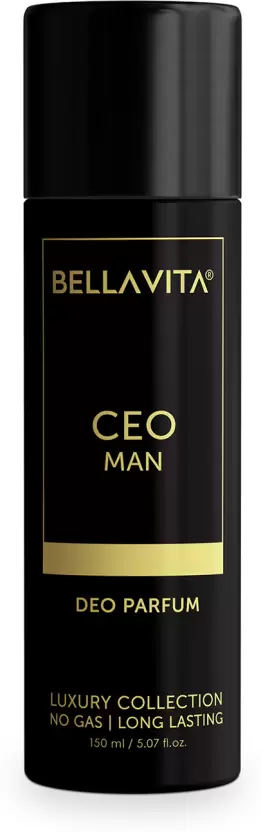 Bellavita CEO Man Body Perfume No Gas Deodorant- 150ml