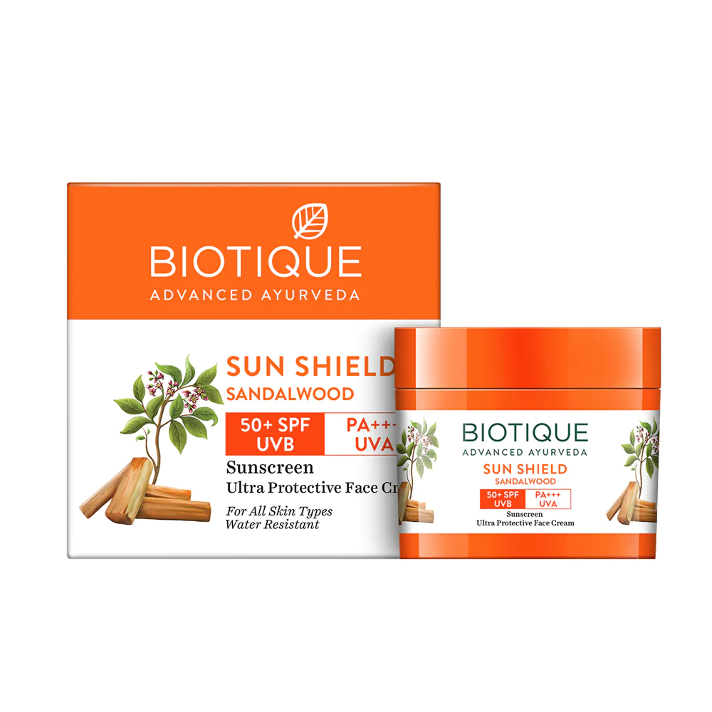 Biotique Sun Shield Sandalwood 50+Spf Suncreen