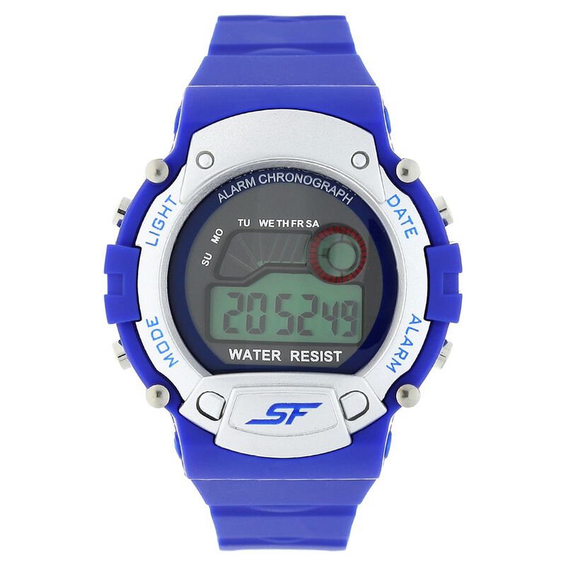 sonata NR7982PP07 SF Digital Dial Blue Plastic Strap Watch for Men  NR7982PP07