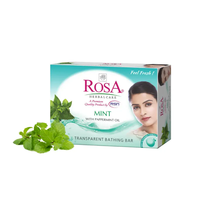 Rosa Herbal Mint Soap