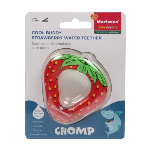 J L Morison Cool Buddy Toy Teether - Strawberry