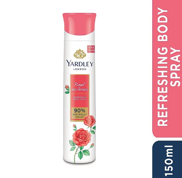 Yardley London Royal Red Roses Deo 150ml