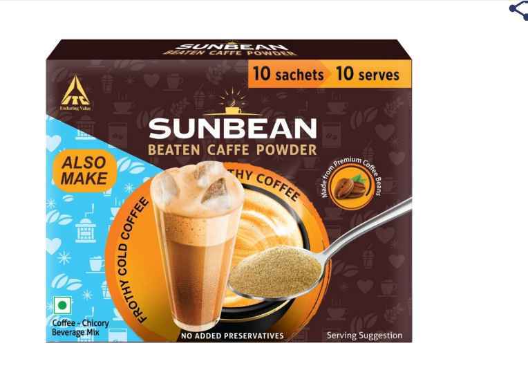 Sunbean Beaten Caffe Powder, Multi Unit Pack