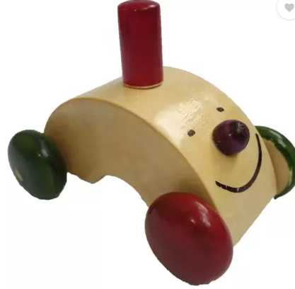 Wooden Joker Car Toy (Big) - Shree Channapatna Toys