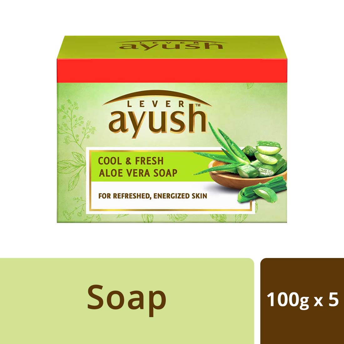 Ayush Cool & Fresh Soap 100gx5 Buy 4 Get 1 Free