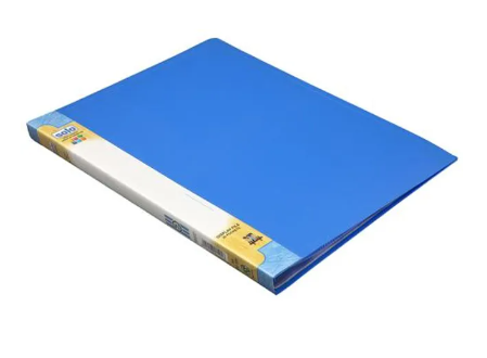 Solo Display File - Plastic, 20 Pockets, Blue, 240 mm x 360 mm, 1 pc