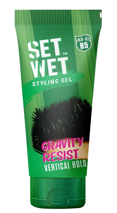 Set Wet Hair Gel Vertical Hold 100ml Tube