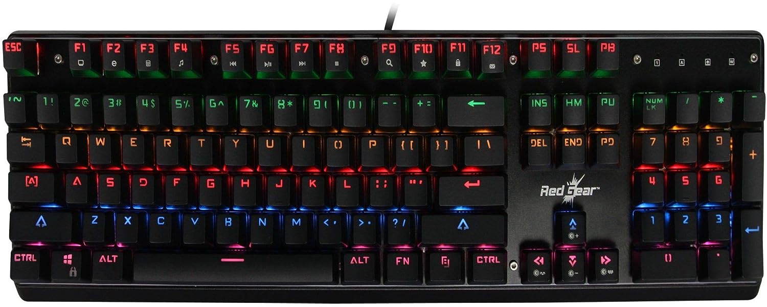 Redgear MK881 Invador Brown Switch Professional Mechanical Gaming Keyboard with Kailh Brown Switches