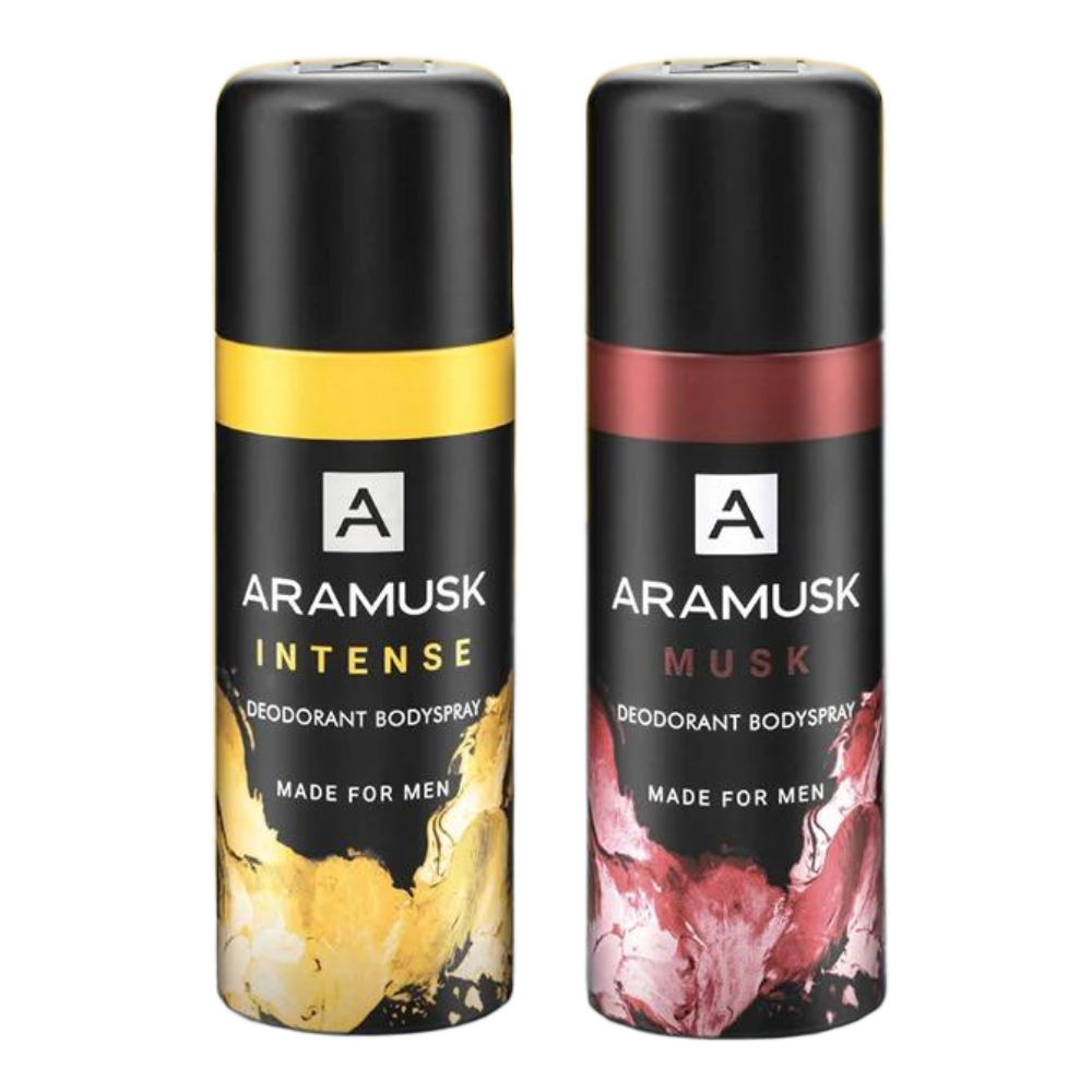 Pack of 2 Deodorants - Musk + Intense