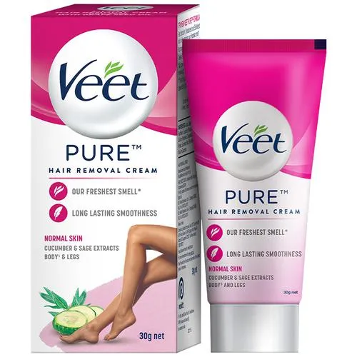 Veet Pure Hair Removal Cream - For Women with normal lotus extract