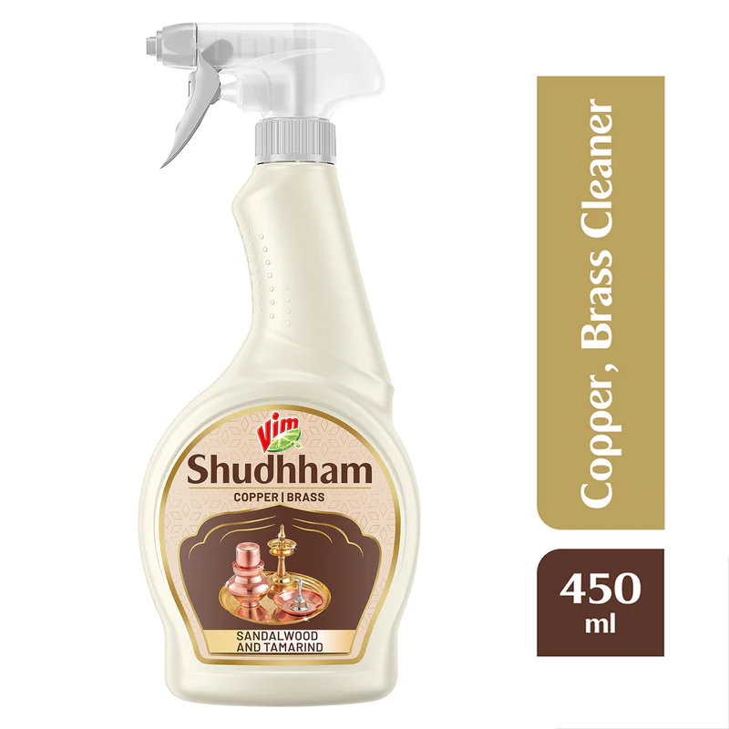 Vim Shudhham Cleaning Spray For Copper, Brass, 450ml