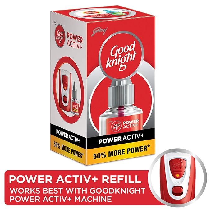 Good Knight Power Activ+ Liquid Vapourizer | Mosquito Repellent Refill