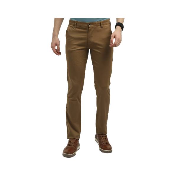 Classic Polo Men's Chiseled Fit Cotton Trousers | TBO2-29 B-DKHA-CF-LY