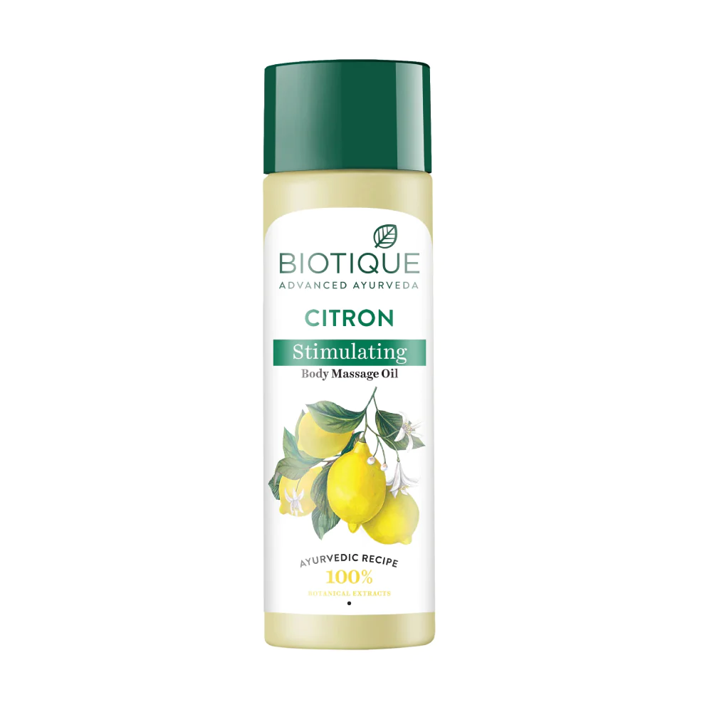 Biotique Citron Stimulating Body Massage Oil 200ml