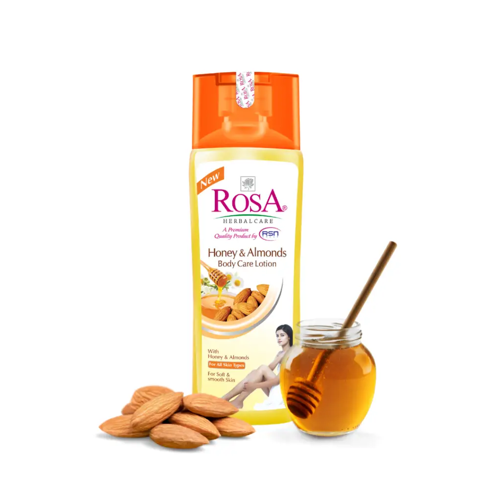 Rosa Honey & Almonds body care lotion