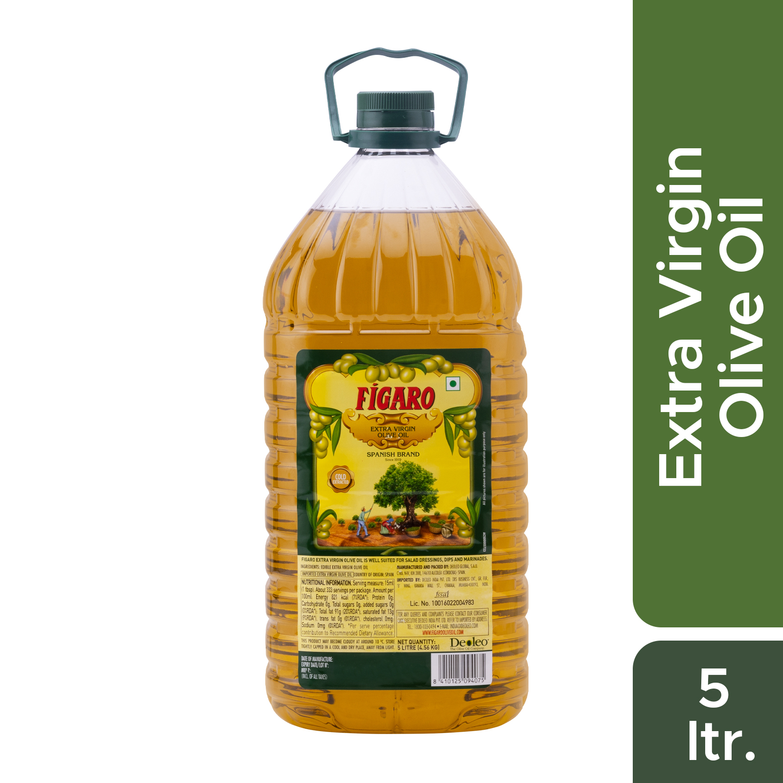 Figaro Extra Virgin Olive Oil – 5L PRODUCT ID: 2376