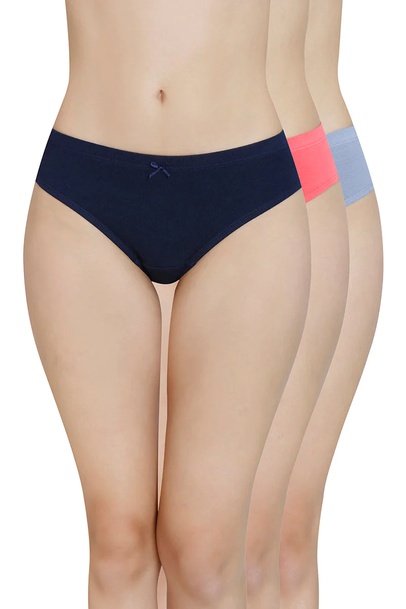 Amante  Inner Elastic Waistband Bikini Panty (Pack of 3)-B048