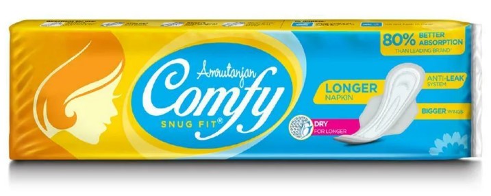 Amruthanjan Comfy Snug Fit Sanitary Napkin regular