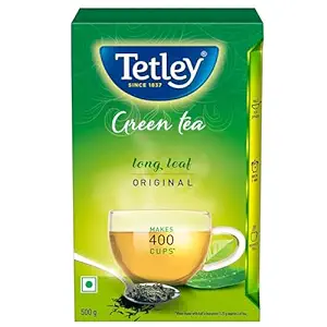 Tetley Green Tea Immune With Added Vitamin C, Classic Green Tea, Makes 400 Cups, Long Leaf Tea, 5x Antioxidants As An Apple, 500g Visit the Tetley Store