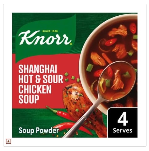 Knorr International Shanghai Hot & Sour Chicken Soup, 36 g