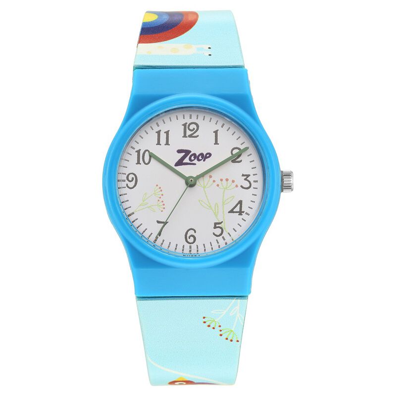 Zoop By Titan Quartz Analog White Dial Plastic Strap Watch for Kids