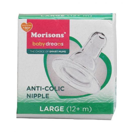 J L Morison Anti-Colic Nipple - Large