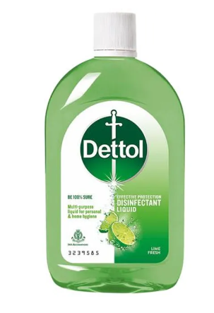 Dettol Liquid Disinfectant Lime Fresh  Multipurpose Disinfectant 200ml
